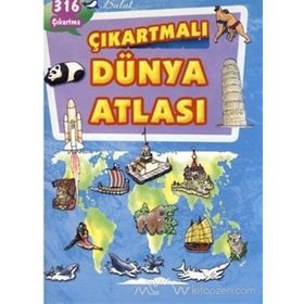 Çıkartmalı Dünya Atlası - kollektif