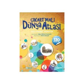 Çıkartmalı Dünya Atlası - kollektif