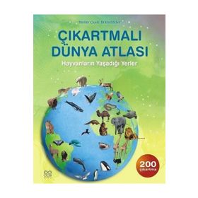 Çıkartmalı Dünya Atlası-Ruth Brocklehurst