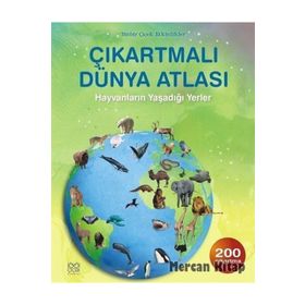 Çıkartmalı Dünya Atlası-Ruth Brocklehurst