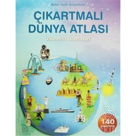 Çıkartmalı Dünya Atlası / Ülkelerin Özellikleri / Fiona Patchett