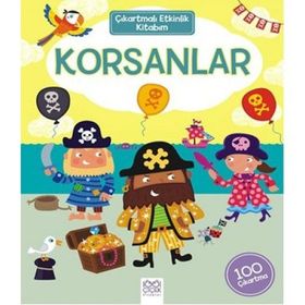 Çıkartmalı Etkinlik Kitabım Korsanlar 1001 Çiçek Kitaplar