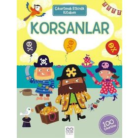 Çıkartmalı Etkinlik Kitabım Korsanlar 1001 Çiçek Kitaplar