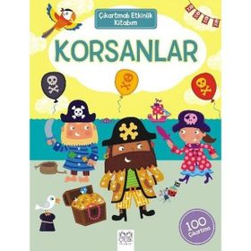 Çıkartmalı Etkinlik Kitabım Korsanlar 1001 Çiçek Kitaplar