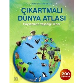ÇIKARTMALI HAYVAN ATLASI 200 ÇIKARTMA - RUTH BROCKLEHURST