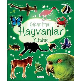 Çıkartmalı Hayvanlar Kitabım - Civciv Yayınları