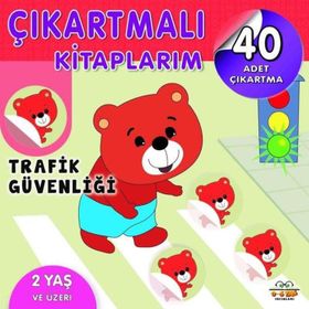 Çıkartmalı Kitaplarım - Trafik Güvenliği - 0-6 Yaş Yayınları