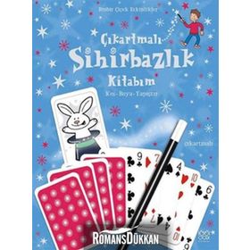 ÇIKARTMALI SİHİRBAZLIK KİTABIM KES BOYA- YAPIŞTIR - BEN DENNE