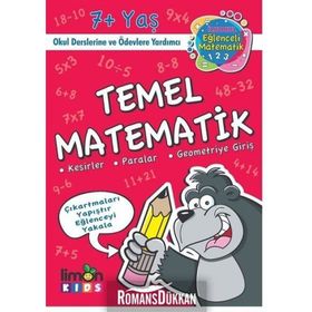 Çıkartmalı Temel Matematik-İlk Okul Eğlenceli Matematik - Kolektif