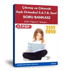 Çıkmış ve Çıkacak Açık Ortaokul Soru Bankası
