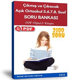 Çıkmış ve Çıkacak Açık Ortaokul Soru Bankası