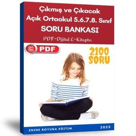 Çıkmış ve Çıkacak Açık Ortaokul Soru Bankası