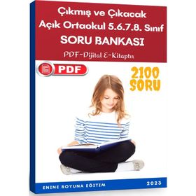 Çıkmış ve Çıkacak Açık Ortaokul Soru Bankası