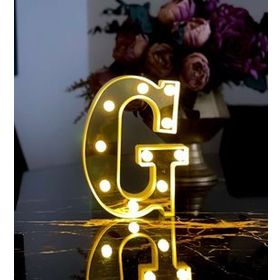 Çılgın Trend Büyük Boy G 3D Işıklı Led Harf Dekoratif Aydınlatma