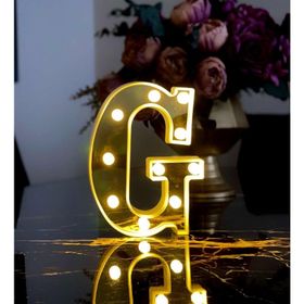 Çılgın Trend Büyük Boy G 3D Işıklı Led Harf Dekoratif Aydınlatma