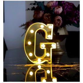 Çılgın Trend Büyük Boy G 3D Işıklı Led Harf Dekoratif Aydınlatma