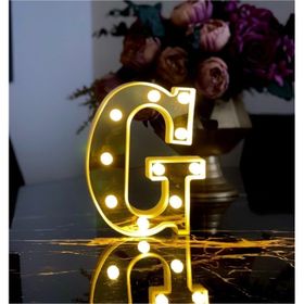 Çılgın Trend Büyük Boy G 3D Işıklı Led Harf Dekoratif Aydınlatma