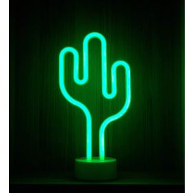 Çılgın Trend Kaktüs Tasarımlı Neon Lamba