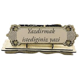 Çılgın Trend Kişiye Özel Atatürk Siluet ve Masa Üstü İsimlik