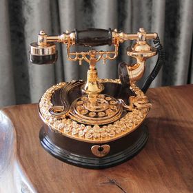 Çılgın Trend Nostaljik Telefon Çekmeceli Müzik Kutusu