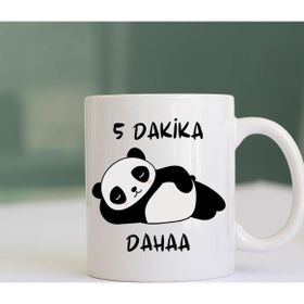 Çılgıntrend 5 Dakika Daha Tasarımlı Kupa Bardak