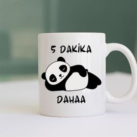 Çılgıntrend 5 Dakika Daha Tasarımlı Kupa Bardak