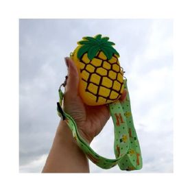 Çılgıntrend Ananas Tasarım Silikon Omuz Askılı Çanta