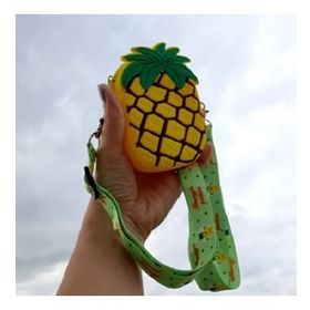 Çılgıntrend Ananas Tasarım Silikon Omuz Askılı Çanta