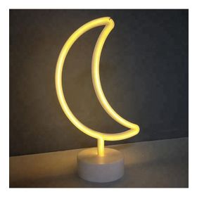 Çılgıntrend Ay Tasarımlı Neon Led Masa ve Gece Lambası