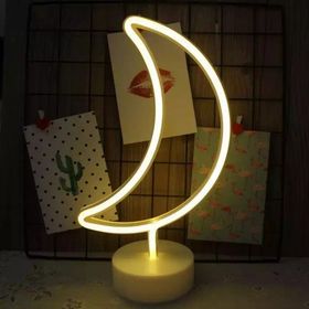 Çılgıntrend Ay Tasarımlı Neon Led Masa ve Gece Lambası