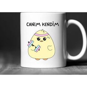 Çılgıntrend Canım Kendim Tasarımlı Kupa Bardak