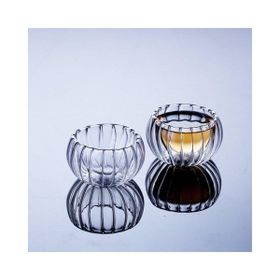 Çılgıntrend Çift Cidarlı 2'li Optikli Çizgili Fitilli Mini Sosluk Drajelik Lokumluk