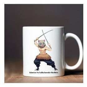 Çılgıntrend Demon Slayer Kimetsu No Yaiba Inosuke Hasibira Tasarımlı Kupa Bardak