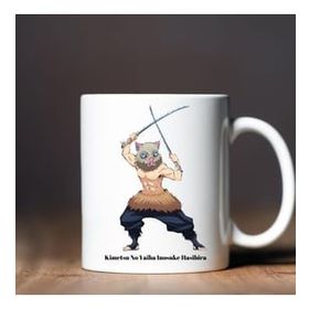 Çılgıntrend Demon Slayer Kimetsu No Yaiba Inosuke Hasibira Tasarımlı Kupa Bardak