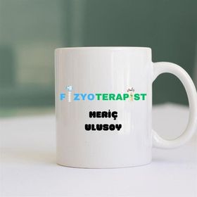 Çılgıntrend Fizyoterapiste Hediye İsme Özel Kupa Bardak