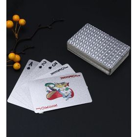 Çılgıntrend Gümüş Kaplama İskambil Oyun Kartı