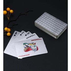 Çılgıntrend Gümüş Kaplama İskambil Oyun Kartı