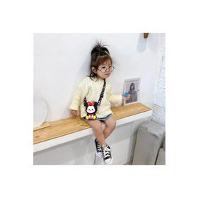 Çılgıntrend Mickey Mouse Minnie Mouse Tasarım Silikon Omuz Askılı Çanta