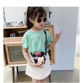 Çılgıntrend Mickey Mouse Minnie Mouse Tasarım Silikon Omuz Askılı Çanta