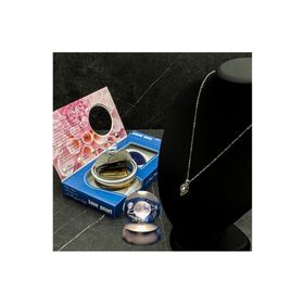 Çılgıntrend Satürnlü Kız Işıklı Cam Küre ve İstiridye İçinde Kolye