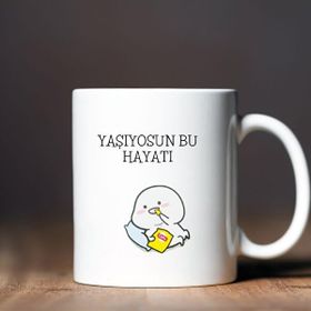 Çılgıntrend Yaşıyosun Bu Hayatı Tasarımlı Kupa Bardak