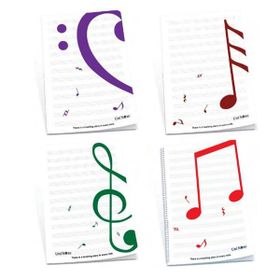 Çınar 22005 A4 30 Yaprak Plastik Kapak Dikişli Müzik Defteri