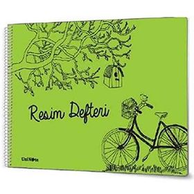 Çınar 33006 Spiralli Plastik Kapak 24x34 25 Yp Resim Defteri