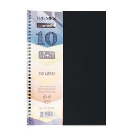 Çınar 62062 Im Smart A4 7+3 250 Yaprak Plastik Kapak Ayraçlı Çok Renkli Spiralli Defter