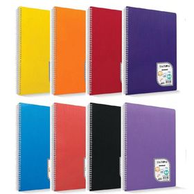 Çınar 73020 Colormaxi A4 Spiralli Plastik Kapak 160 Yaprak Çizgili Defter