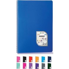 Çınar 73502 A5 Colormaxi Plastik Kapak 72 Yaprak Kareli 72/4 12'li Spiralli Defter