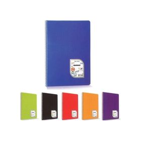 Çınar 73504 A5 Colormaxi Plastik Kapak 96 Yaprak Çizgili 96/1 12'li Spiralli Defter