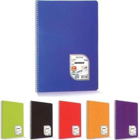 Çınar Colormaxi A4 Plastik Kapak 40 Yaprak Kareli 12'li Spiralli Defter