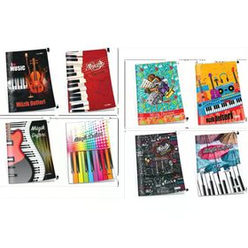 Çınar Dikişli Karton Kapak 40 YP A4 Müzik Defteri