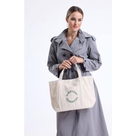 Çınar Everyday Essential Nakışlı Kanvas Çanta